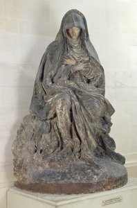A Virgem da Tristeza (terracota policromada)